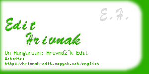 edit hrivnak business card